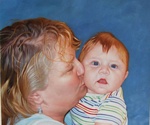 family oilpainting